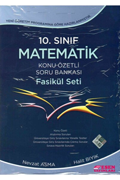 Esen Yayınları 10. Sınıf Matematik Konu Özetli Soru Bankası Fasikül Seti / Es...