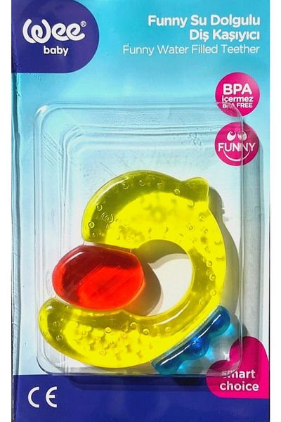 Wee Baby Funny Water Filled Teether Yellow Civicvli