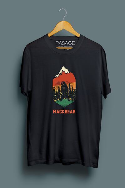 Pasage Mackbear Printed Tshirt