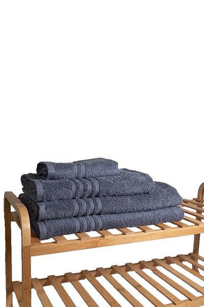 Ayd Home Anthracite Cotton Hand-Face Towel 50x90cm