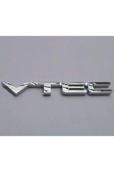 Genel Markalar Honda Vtec Logo Yazı Arma Metal Görünüm