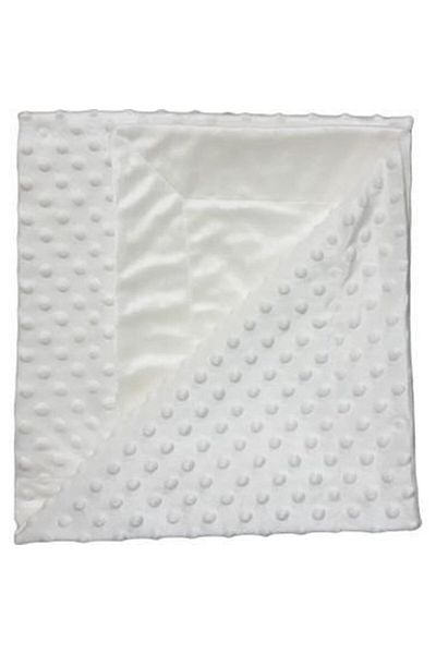 Bebitof Baby Two Layers Chickpea Embossed Velboa Baby Blanket