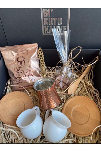 Bi’kutukahve Cezveli Türk Kahvesi Hediye Kutusu