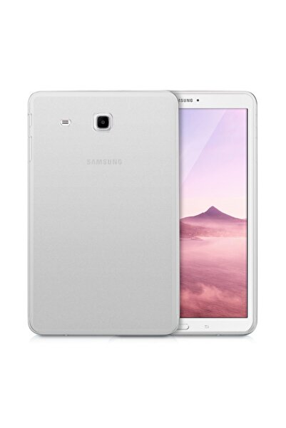 Microsonic Galaxy Tab E 9.6'' T560 Kılıf Transparent Soft Beyaz