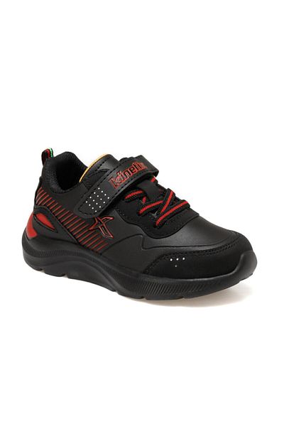 Kinetix Black - Roars 1pr Unisex Kids Sports Shoes