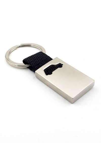 Solfera Car Vehicle Icon Automobile Fabric Metal Keychain Kc746