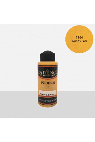 Cadence Premium Boya Güneş Sarı 120ml N:7360
