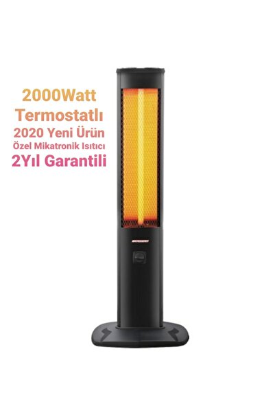 Marsstar Mikatronik Dikey Infared Elektrikli Isıtıcı 2 Yıl Garantili