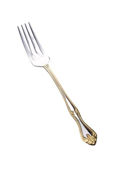 Nehir Lalezar Gold Dinner Fork for 12 Persons