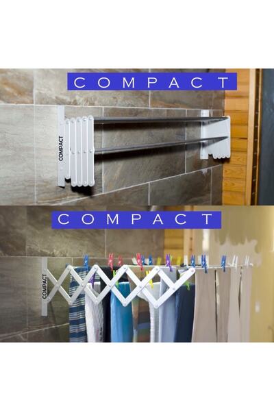 COMPACT Çamaşırlık 80 Cm 9 Askılı Model