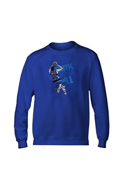 usateamfans Muška plava majica Dallas Nowitzki Osnovni