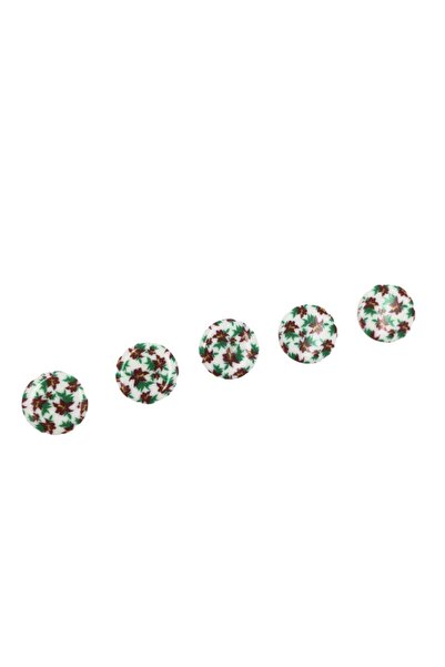 Özene Bezene 5 Adet 15 Mm Desenli Düğme (MODEL 10)