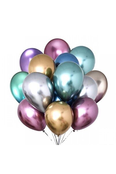 BalonEvi Krom Balon Karışık 12" 20 Adet