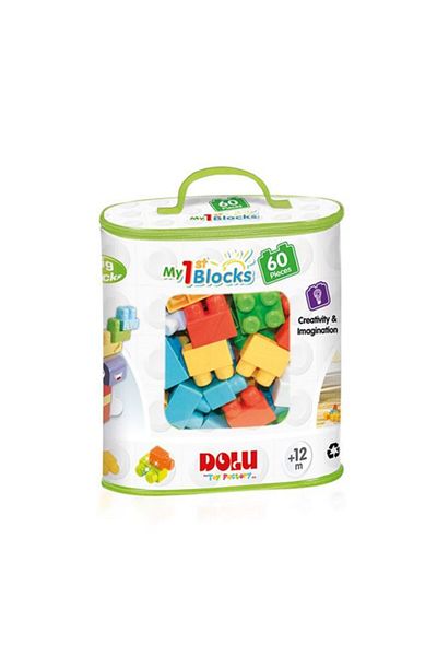 DOLU OYUNCAK 5019 مجموعة مكعبات كبيرة 60 قطعة - لعبة مملوءة