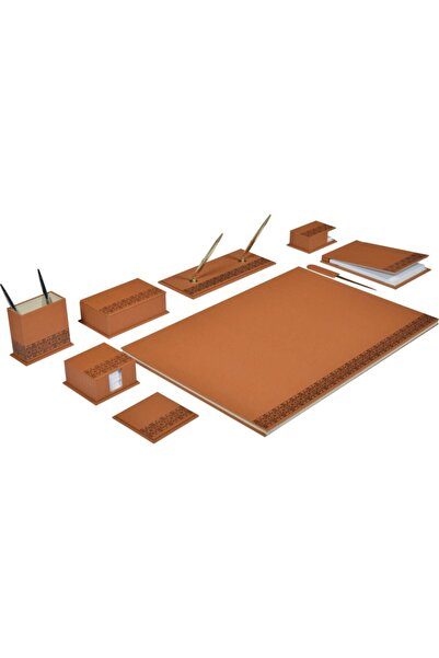 Gıpta 7607 Denım Taba 10 Parça Sümen Takımı