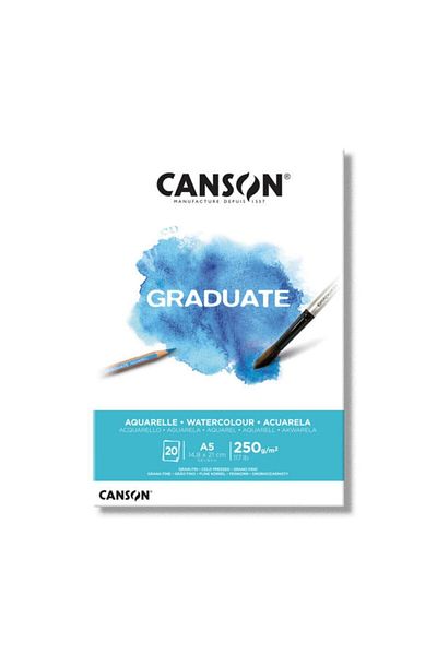 Canson Graduate Watercolour Watercolour Block 250 gr