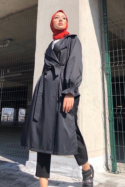 VOLT CLOTHİNG Dámský trenčkot na knoflíky