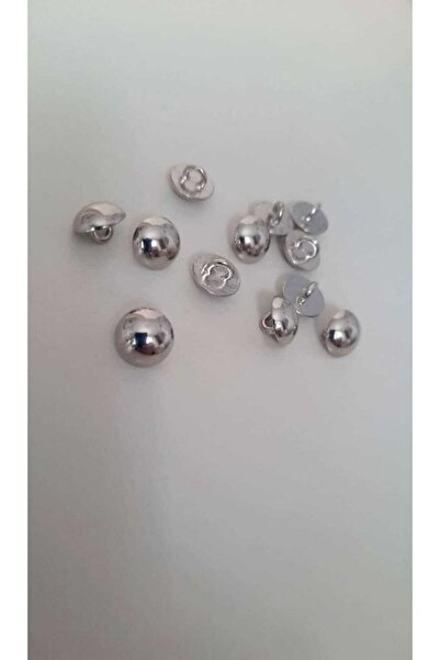 İMREN AKSESUAR Μεταλλικό κουμπί πουκάμισου - 12 χιλ., 1 συσκευασία, 10 τεμάχια