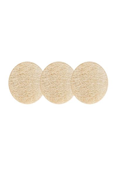 Agon Natural Pumpkin Fiber Facial Peeling Disc 3 Pieces
