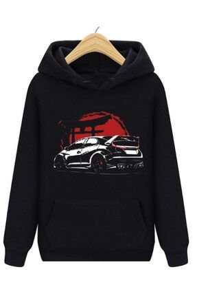 GALASHOP Honda Civic New Siyah Kap onlu Sweatshirt Fiyat Yorumlar Trendyol