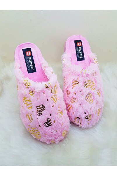 GEZER Χειμερινές γυναικείες παντόφλες σπιτιών με μοτίβο καρδιάς