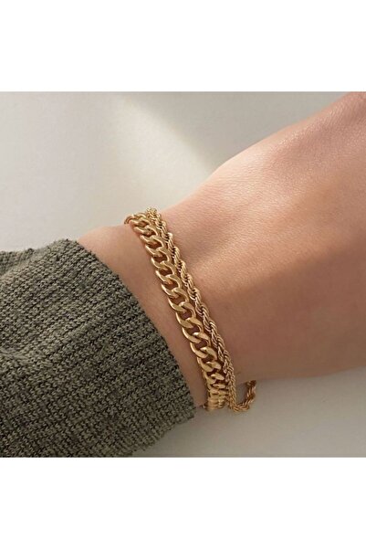 Ryden Gold Double Bracelet