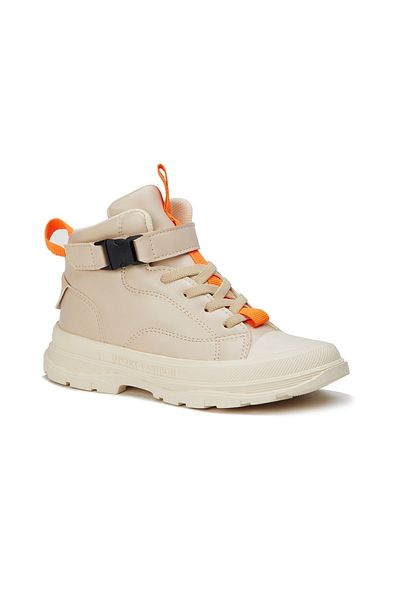 Vicco Bamboo - Unisex Παιδικές Casual Μπότες - Μπεζ (Παιδικό Νέο Σχέδιο)