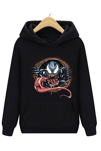 Venom Black Hooded Sweatshirt New Model