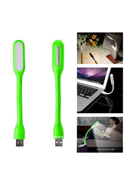 Yeşil Renk Taşınabilir Usb Led Işık Lamba Laptop Lambası Pc Işığı