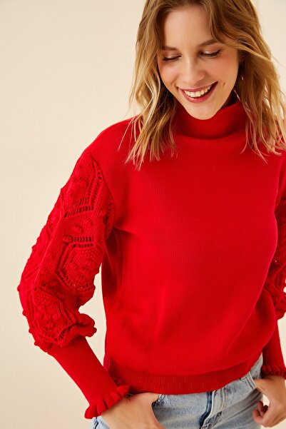 Happiness İstanbul Pullover - Rot - Normal
