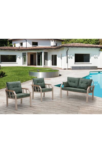 Tu Tienda Kapiçino Metal 2+1+1 Demonte Bahçe,balkon Takımı