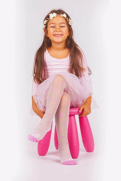 Daymod Silk Patterned Children's Pantyhose