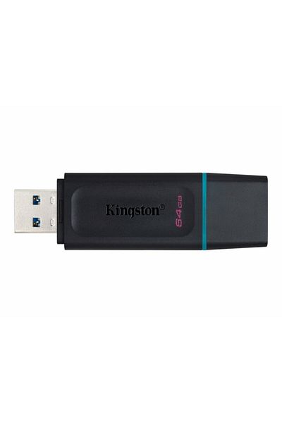 Kingston ذاكرة فلاش USB Exodia سعة 64 جيجابايت - DTX/64 جيجابايت (أسود + أزرق مخضر) StorewNew 103706