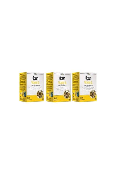 Ocean Vitamin D3 - 1000IU50ml Advantage 3 Pack Drops