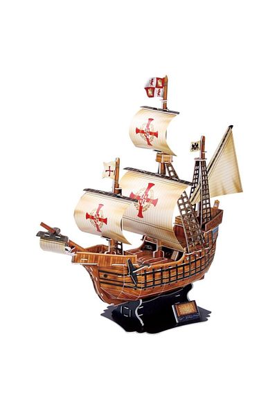 Cubic Fun Lisinya193 Nessiworld Cubic Fun 113 Piece 3D Puzzle Santa Maria alithestereo