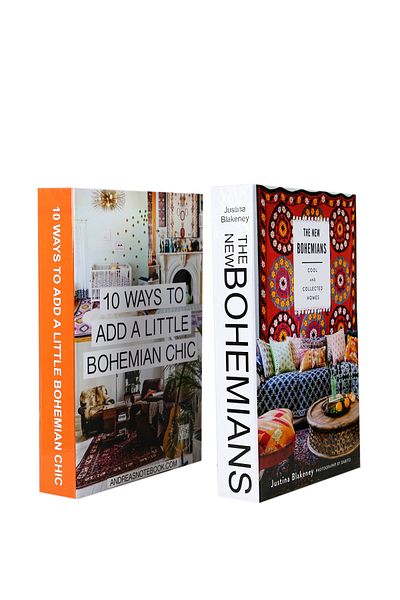 irayhomedecor 2pcs 10ways/bohemians Decorative Book Box
