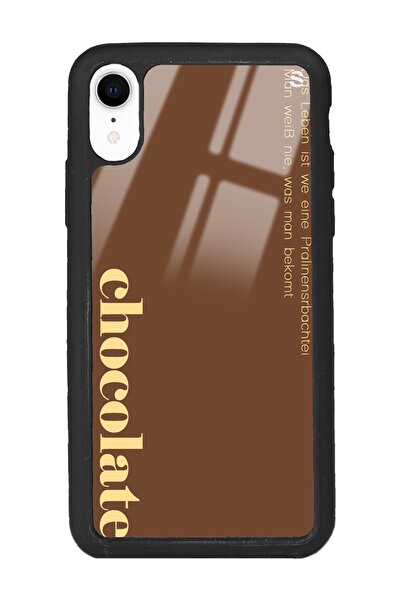 Spoyi Iphone Xr Choclate Tasarımlı Glossy Telefon Kılıfı