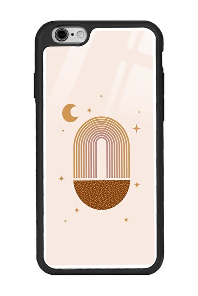 Spoyi حافظة هاتف آيفون 6 - 6s لامعة بتصميم فني ليلي