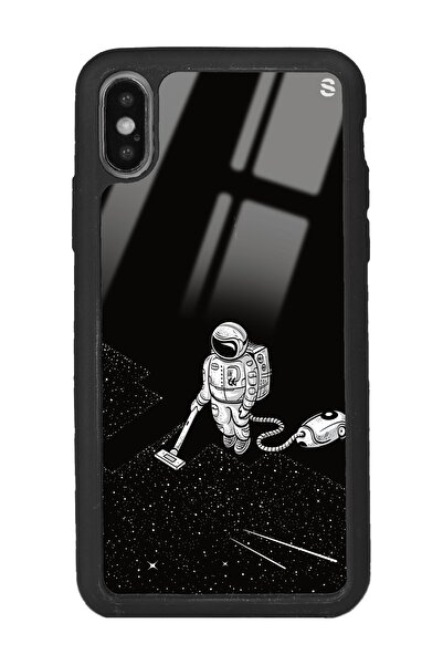 Spoyi Iphone Xs Max Astronot Tatiana Tasarımlı Glossy Telefon Kılıfı