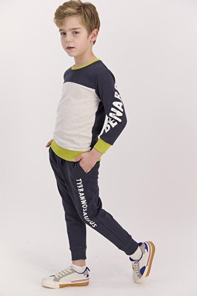 ROLY POLY Rolypoly Beware Antrasit Erkek Çocuk Eşofman Takımı