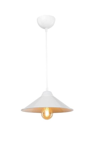 BSA LIGHTING Ufo Tekli Beyaz Sarkıt Avize