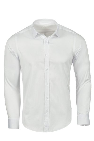 R-Germen Super Slim Fit Lycra Satin Men's Sports Shirt