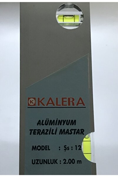 Kalera Terazili Alüminyum Tutacajlı Mastar Yatay Ve Dikey Gözler / Uzunluk 1 M