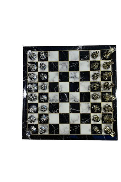 OTTOMAN GAMES Metal Classic Large Size Chess Set