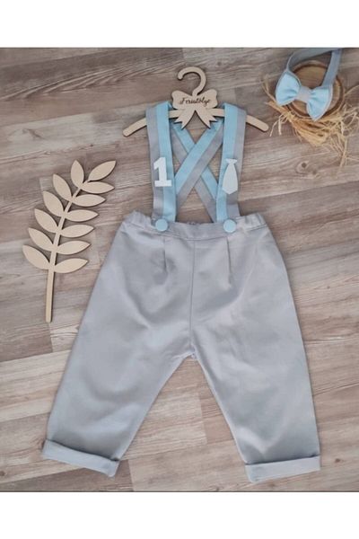 Feriatolye Blue Gray Baby Boy Winter Clothing Boss Baby Concept