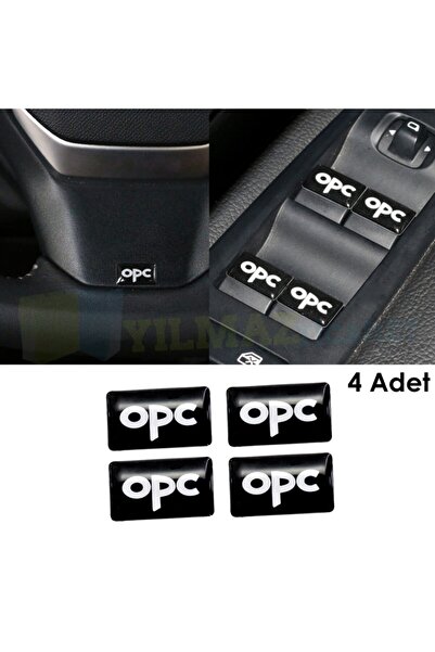 yılmazetic Opel Opc Logo Direksiyon Jant Vites Torpido Silikon Damla Oto Stic...