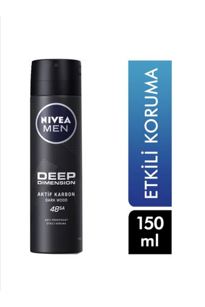 NIVEA Men Deep Dimension Dark Wood Deodorant 150 Ml