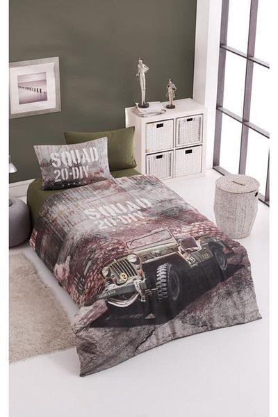 Colorpool Willys Squad Digital Printed Single Duvet Set