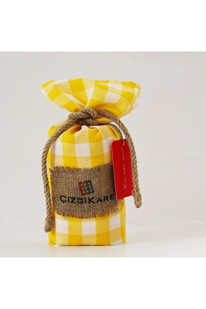 Çizgikare Față de masă în carouri galbene