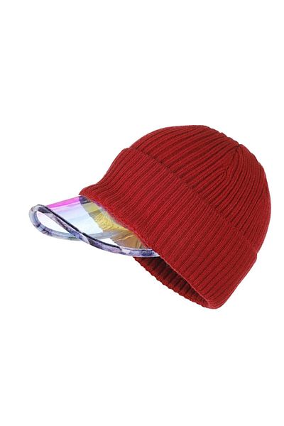 Fonem Women's Hologram Beanie Fo 2044 Red